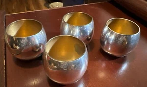 Tiffany & Co Sterling Silver Shot Glass Cup Glasses - Set of 4 - Picture 1 of 5