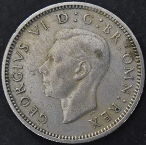 1951 British UK Six Pence E37 - Picture 1 of 2