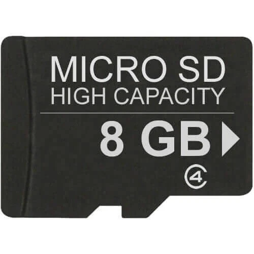 Super Talent 8GB MicroSDHC Flash Memory with SD Adapter MSD4GBST/R - Image 1 of 1