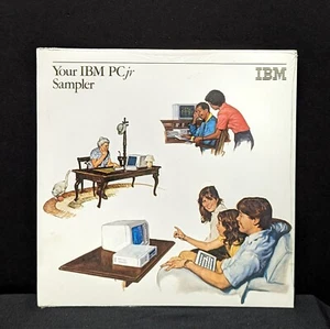 *Rare* 1983 NEW, Shrinkwrapped YOUR IBM PCjr SAMPLER 5.25" Floppy Disk, 6183198 - Picture 1 of 2