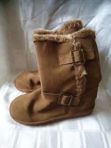 Mantaray Brown Fur Lined Boots UK 4 (CF3) - Picture 1 of 8