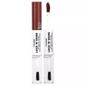 Wet n Wild Mega Last Lock 'N' Shine Lip Color + Gloss Affogato Dreams New Sealed - Picture 1 of 6