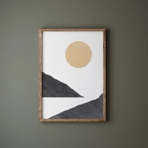 Minimal Nature Scene Poster Premium Quality Choose your Size - Picture 1 of 3