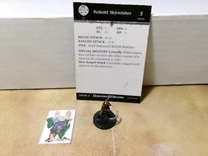 =Dungeons and Dragons D&DB 6, LE 5 Kobold Skirmisher 2004 mit Karte= - Bild 1 von 2