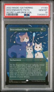 PSA10 MTG Descendants' Path Secret Lair Drop Foil 2022 Magic The Gathering - Imagen 1 de 3