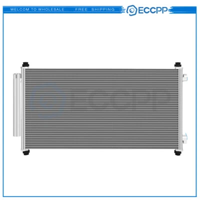 Aluminum AC A/C Condenser For 2007-2011 Honda CR-V 4-Door 2.4L l4 AC3599 - Image 1 of 4
