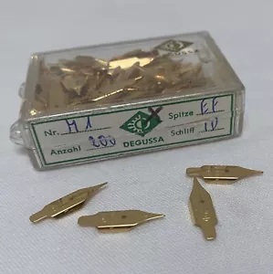 Box of 200 Degussa gold plated fountain pen nibs - Picture 1 of 6