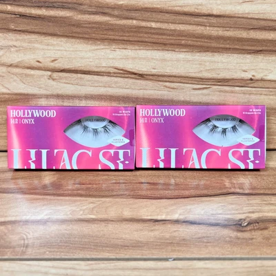 Lot 2 Boxes 10 Wisps Lilac St. HOLLYWOOD Onyx 14mm Faux Eyelash Clusters Lashes - Image 1 of 4