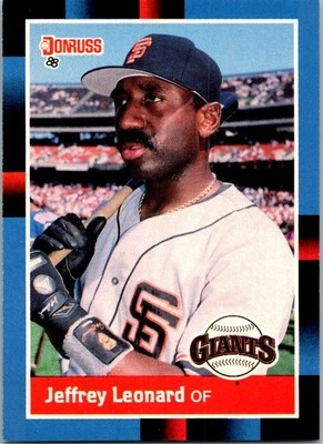 1988 Leaf #118 Jeffrey Leonard - Image 1 of 2