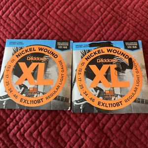 2x D'Addario EXL110 BT E-Gitarrensaiten 10-46 Regular Light - Bild 1 von 5