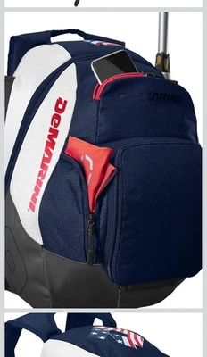 Mochila de beisebol DeMarini Voodoo OG logotipo EUA - Imagem 1 de 4