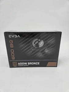 EVGA 600BQ 80 Plus Bronze 600W Modular Design Ultra-Quiet 120mm FDB Fan-SEALED - Afbeelding 1 van 2