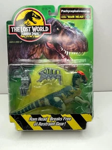 VINTAGE 1996 KENNER JURASSIC PARK LOST WORLD PACHYCEPHALOSAURUS RAM HEAD MOC - Bild 1 von 12