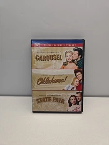 Rodgers & Hammerstein's Triple Feature: Carousel/Oklahoma!/State Fair (DVD) VGC - Foto 1 di 5