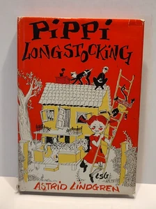 Pippi Longstocking By Astrid Lindgren 1965 Hardcover Vintage Children Novel - Picture 1 of 10
