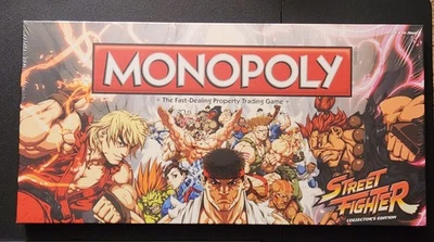 Street Fighter MONOPOLY Collector's Edition Board Game NEW Sealed!  - Image 1 of 4