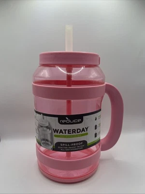 Reduce Waterday 80oz All Day Hydration Mug W/Straw Pink - Image 1 of 4