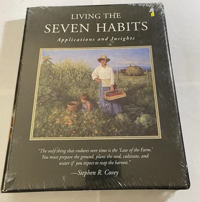 Living The Seven Habits - Applications and Insights - Audio Cassette Set New. - Image 1 of 4