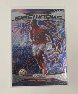 Callum Hudson Odoi - 2024-25 Panini Prizm - Fireworks Insert - Nottingham Forest - Picture 1 of 2