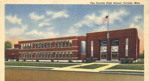Corinth High School Corinth Mississippi 1942 Postkarte - Bild 1 von 2