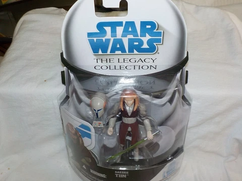 2008 STAR WARS LEGACY COLLECTION SAESEE TIIN JEDI GENERAL BD11 R7-T1 DROID e3 Cover
