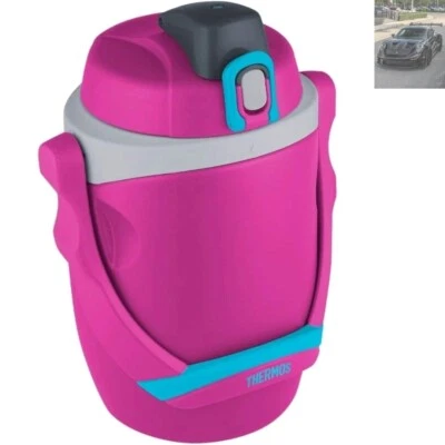 不含双酚 A 64 盎司保温水瓶 - 适合运动和露营 — 第 1/2 张图片