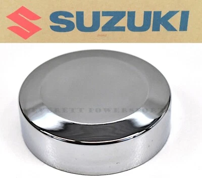 Genuine Suzuki Chrome Bar End Cap M109R M90 S40 S83 Boulevard Grip Tip #K212 - Image 1 of 4