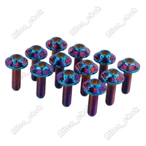 12 Front Brake Disc Rotors Mounting Bolts For 1990-1999 Honda CBR250RR MC22 NC22 - Picture 1 of 4