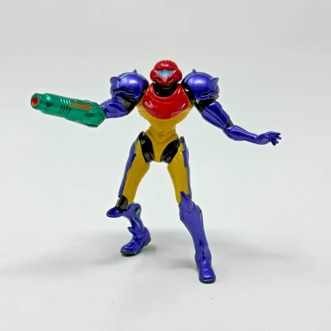World of Nintendo Metroid Samus Figure Gravity Suit Jakks *Hard to Stand Cover