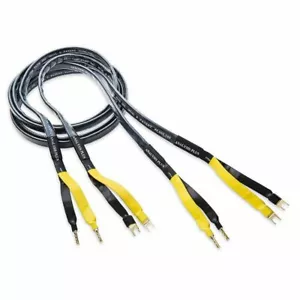 Analysis Plus Black Mesh Oval 9 speaker cable pair 10ft - new - Picture 1 of 1