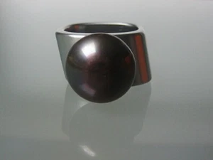 Köpfchen / Zylinder - Süßwasserperle - 13mm - kompatibel m. Charlotte 21 Ring - Bild 1 von 3