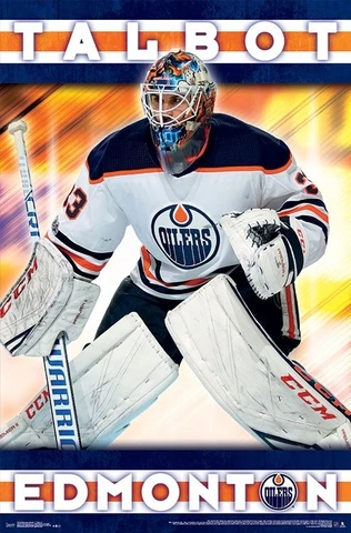 CAM TALBOT - EDMONTON OILERS POSTER - 22x34 - NHL HOCKEY 16310 Cover