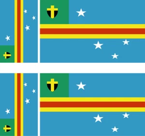 Lot 4 Vinyl Stiker autocollant Drapeau Flag Taféa VANUATU - Bild 1 von 1