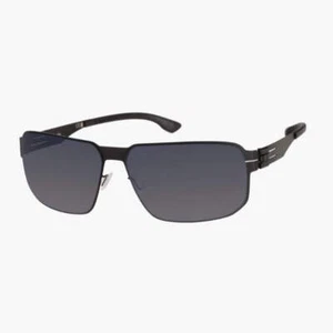Sunglasses Ic! Berlin I see 63 13 145 gun metal Black Grey gradient lens 100% Au - Bild 1 von 8