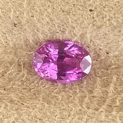 Natural Pink Sapphire 1.14 Cts Oval Cut Loose Gemstone Engagement Ring - Image 1 of 4