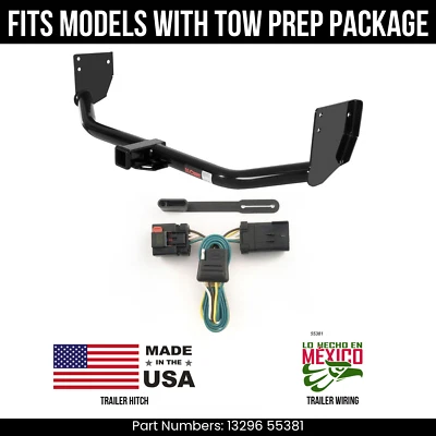 Enganche de remolque para Chrysler Aspen 07-08 con cableado de 4 pines apto para remolque OE Curt 6 k Foto 1 de 3