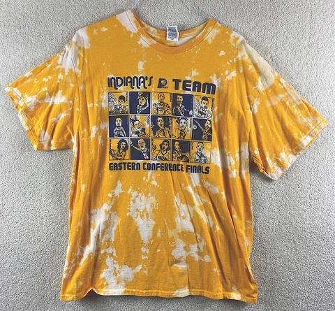 Indiana Pacers NBA Basketball Adult Size X-Large E. Conf. Finals Tie-Dye Shirt Cover
