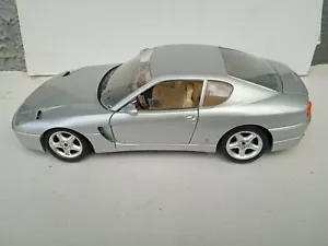MODELLINO BURAGO - FERRARI 456 GT 1992 - SCALA 1:18 - METALLIC GREY - Foto 1 di 4