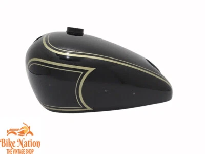 TANQUE DE GASOLINA PINTADO NEGRO INCOMPARABLE (UN SOLO CILINDRO) | Apto para Foto 1 de 4