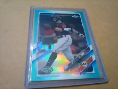 JIMMY GLOWENKE 24/75 Aqua Parallel 2021 TOPPS PRO DEBUT Rookie Prospect - Image 1 of 3