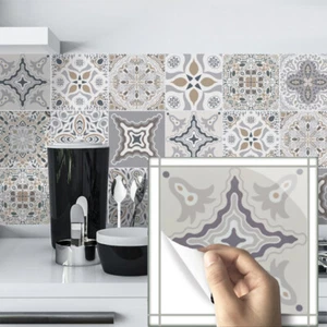 Pegatina autoadhesiva marroquí para azulejos de pared escalera decoración baño cocina 10 un. - Imagen 1 de 16