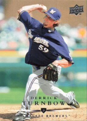 2008 Upper Deck Baseball Derrick Turnbow Milwaukee Brewers #558 - Image 1 of 2