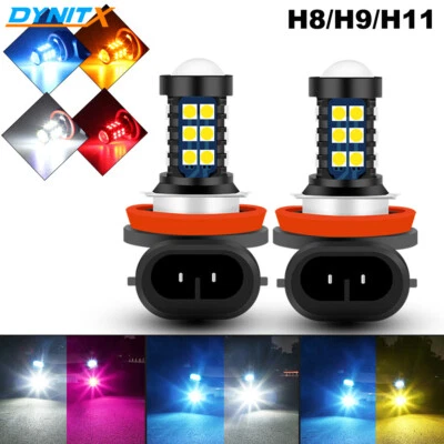 Bright 30SMD LED Fog Driving Light Replce Bulbs Daytime Running DRL H8 H9 H11 - Image 1 of 4