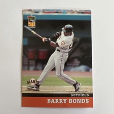 2001 TOPPS POST COLLECTOR'S SERIES #2/18 BARRY BONDS BASEBALL CARD