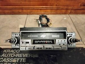 Kraco KID-588D In-Dash Cassette Car Stereo Tape Player With AM/FM