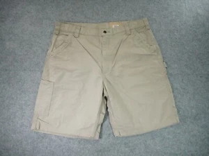 Carhartt Shorts Mens 42 Beige Carpenter Tan B147 Loose Original Fit - Picture 1 of 11