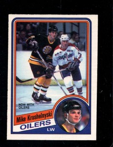1984-85 O-PEE-CHEE #248 MIKE KRUSHELNYSKI EXMT OILERS *X95675
