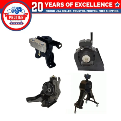 Engine Motor & Trans Mount 4PCS Set for 2009-2010 Pontiac Vibe 2.4L 2WD - Image 1 of 4