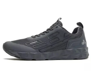 Emporio Armani EA7 Kombat Men's Grey Trainers Sneakers Size-. UK. 8 No Lid Box - Picture 1 of 7