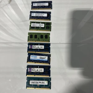 lot of 8 ddr3 2gb ram for laptops  - Picture 1 of 4